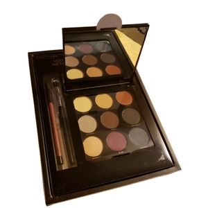 Mixed Metals eyes and Lips  makeup